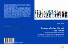 Bookcover of Demografischer Wandel in Sachsen