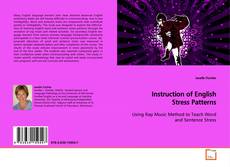 Couverture de Instruction of English Stress Patterns