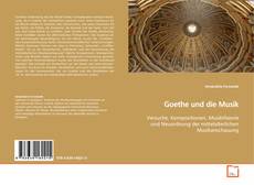 Capa do livro de Goethe und die Musik 