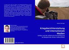 Обложка Kriegsberichterstattung und internationale Medien