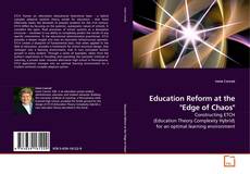 Capa do livro de Education Reform at the "Edge of Chaos" 