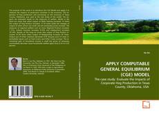 Bookcover of APPLY COMPUTABLE GENERAL EQUILIBRIUM (CGE) MODEL