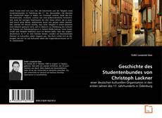 Copertina di Geschichte des Studentenbundes von Christoph Lackner