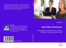 Copertina di Work Ethos Dimensions