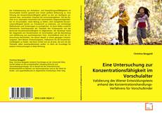 Couverture de Eine Untersuchung zur Konzentrationsfähigkeit im
Vorschulalter