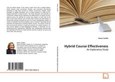 Capa do livro de Hybrid Course Effectiveness 