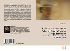 Capa do livro de Sources of Inspiration in Selected Piano Works by
Sergei Slonimsky 