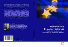 Buchcover von Representative Democracy in Europe