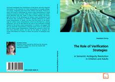 Couverture de The Role of Verification Strategies
