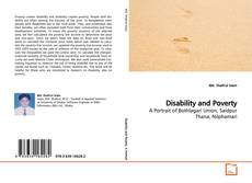 Capa do livro de Disability and Poverty 