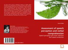 Couverture de Assessment of speech perception and verbal comprehension