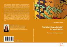 Copertina di Transforming education in South Africa
