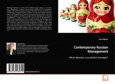 Copertina di Contemporary Russian Management