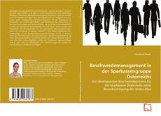 Buchcover von Beschwerdemanagement in der Sparkassengruppe
Österreichs