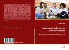 Borítókép a  Fremdsprachenlernen im Erwachsenenalter - hoz