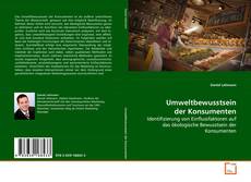 Couverture de Umweltbewusstsein der Konsumenten