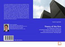 Couverture de Theory of the firm