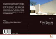 Couverture de Critical Meanings In Architecture