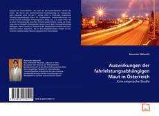 Buchcover von Auswirkungen der fahrleistungsabhängigen Maut in
Österreich