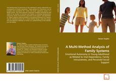 Couverture de A Multi-Method Analysis of Family Systems