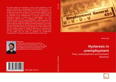 Capa do livro de Hysteresis in unemployment 