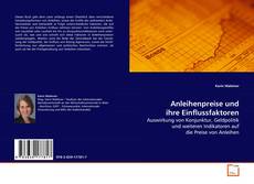 Buchcover von Anleihenpreise und ihre Einflussfaktoren