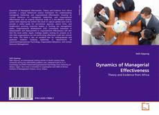 Dynamics of Managerial Effectiveness kitap kapağı