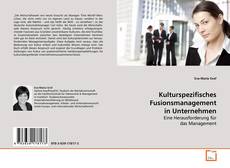 Capa do livro de Kulturspezifisches Fusionsmanagement in Unternehmen 
