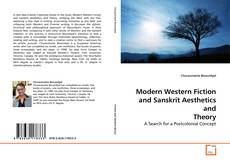 Couverture de Modern Western Fiction and Sanskrit Aesthetics and Theory