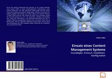 Capa do livro de Einsatz eines Content Management Systems 