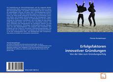 Buchcover von Erfolgsfaktoren innovativer Gründungen