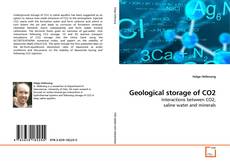 Couverture de Geological storage of CO2