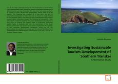 Capa do livro de Investigating Sustainable Tourism Developement of Southern Transkei 