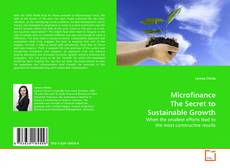 Capa do livro de Microfinance The Secret to Sustainable Growth 