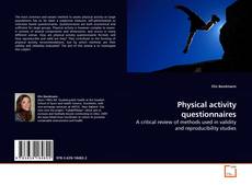 Bookcover of Physical activity questionnaires