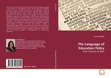 The Language of Education Policy kitap kapağı