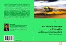 Bookcover of Buslinienfernverkehr in Österreich