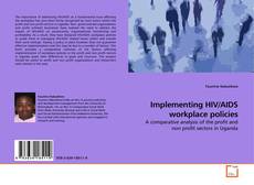 Buchcover von Implementing HIV/AIDS workplace policies