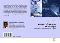 Analysis of Semantic Technologies kitap kapağı