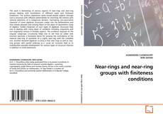 Couverture de Near-rings and near-ring groups with finiteness conditions