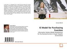 Couverture de IS Model for Purchasing Function