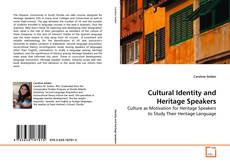 Couverture de Cultural Identity and Heritage Speakers