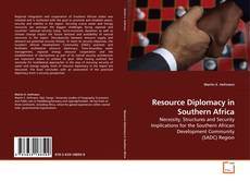 Buchcover von Resource Diplomacy in Southern Africa