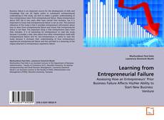 Copertina di Learning from Entrepreneurial Failure