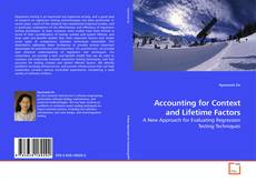 Capa do livro de Accounting for Context and Lifetime Factors 