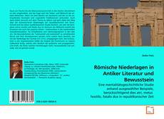 Römische Niederlagen in Antiker Literatur und Bewusstsein kitap kapağı