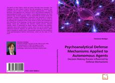Capa do livro de Psychoanalytical Defense Mechanisms Applied to Autonomous Agents 