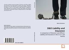 Copertina di D&O Liability and Insurance
