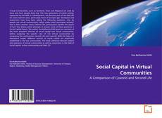 Buchcover von Social Capital in Virtual Communities