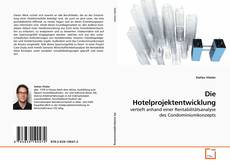 Die Hotelprojektentwicklung kitap kapağı